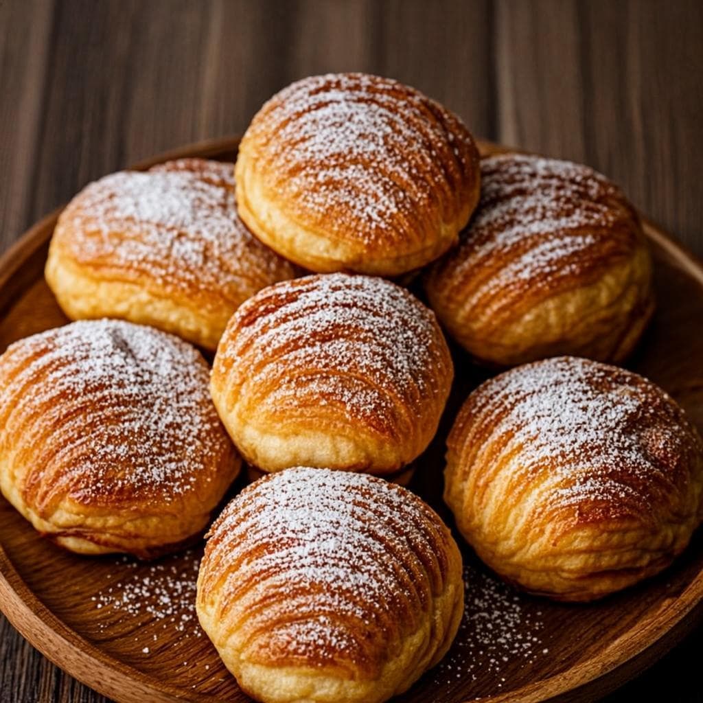 Doces e pastelaria caseira sobre tábua de madeira
